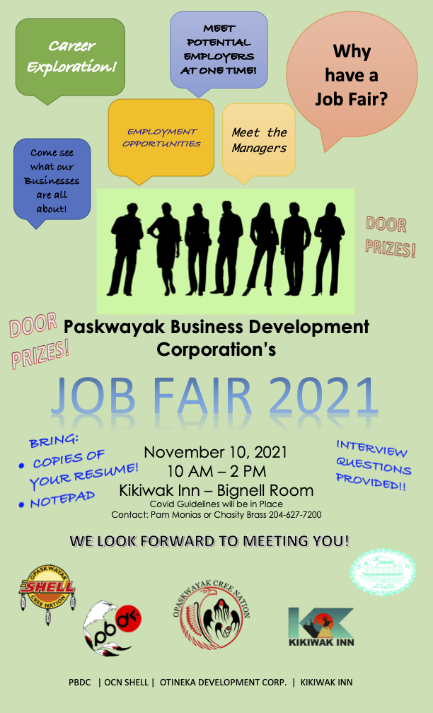 Advertisement for PBDC Job Fair